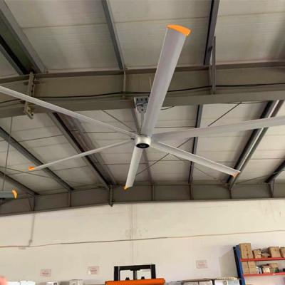 China Gymnasium 14ft HVLS Low Speed ​​4.2m High Volume Industrial Fan With Aerometal Blades BLDC Ceiling Fan for sale