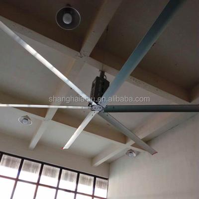 China Large Hotels 20ft 6.1m HVLS Industrial Ceiling Fans With 6 Blades for sale