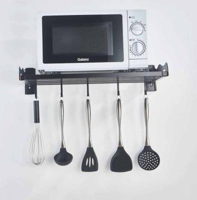 China Wall Mount Sustainable Ed Electric Oven Rack , Black Kitchen Storage Rack for sale