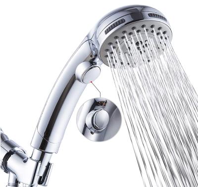 China Handheld Rain Shower Knobless Handheld Shower Set, One-Button Water Stop, Pressurized Bathroom Shower Head for sale