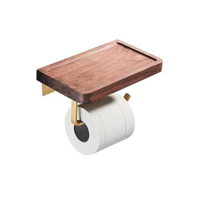 China Modern Creative Bathroom Paper Towel Toilet Paper Roll Gold Holder for sale