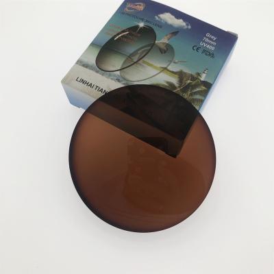 China CLEAR INDOOR hot sale single eye lenese vision HMC HC 1.56 optical photchromic semi finished lens for sale