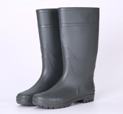 China PVC Long Oil Resistant Safety Garden Rain Boots Non for sale