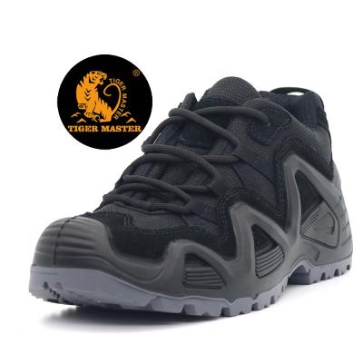 China MASTER Brand TIGER Brand MASTER TIGER Leather Rubber Non Slip Resistant Lightweight Black Fashionable Sport Hiking Shoes for sale