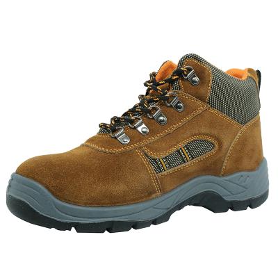 China Steel Toe And Steel Plate Steel Plate Shandong Suede Leather Sports Shoes Type Safety Boots for sale