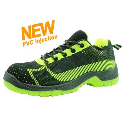 China Steel Toe Oil Resistant PVC Injection Steel Toe Cap Workshop Safety Shoes Sport for sale