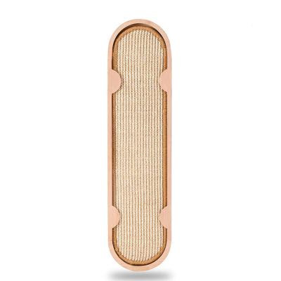 China Designer Sustainable Replaceable Kitten Scratching Wall Mounted Wooden Post Cat Scratcher For Cat for sale