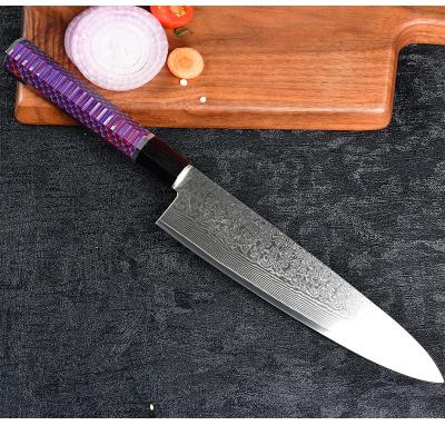 China Viable Newcomer Professional Damascus Steel Handcrafted Chef Knife 8 Inch Kitchen Knife for sale