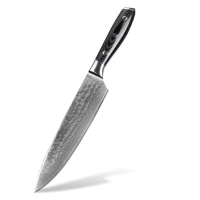 China Yieryi Sustainable 8 Inch High End Professional Japanese Damascus Steel Cooking Kitchen Chef Knife for sale