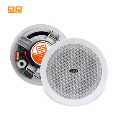 China QQCHINAPA Video Hot Selling Professional 6 Inch Ceiling Audio Speaker of the Game for Home Theater System, Office, Store for sale