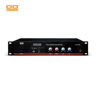 China QQCHINAPA 40W Sound Address System Perfect Public Power Amplifier for Home Theater, School for sale