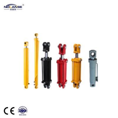 China Factory Custom Sell Bridge Machine NOLANSE Front Rectangular Flange Tie Rod Hydraulic Cylinder for sale