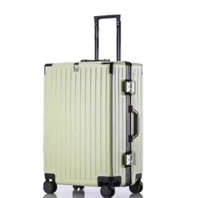 China 2023 Popular 20/24/26 Inch Waterproof ABS PC Hard Shell Aluminum Frame Fashion 4 Wheel Suitcase Luggage Packing Case for sale