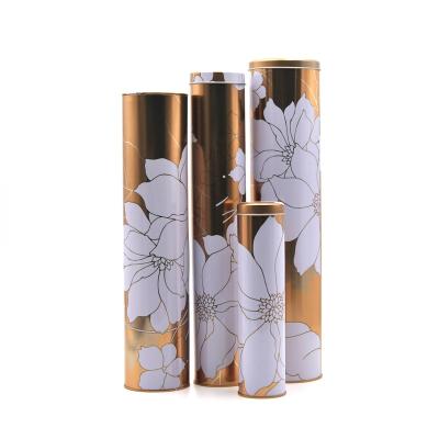 China Recycled Materials Customized Wine Bottle Packaging Tin Tube Whiskey Tin Can Vodka Tin Case for sale