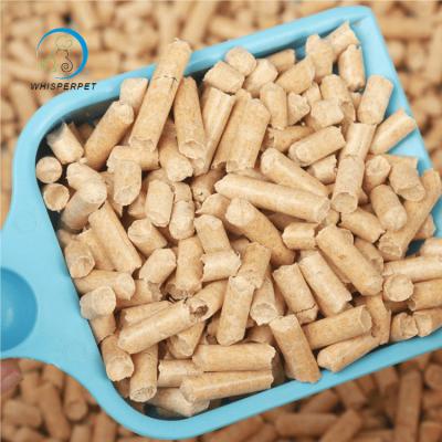 China Eco Friendly Sustainable Pine Pellet Wood Chip Cat Kitty Litter Sand for sale