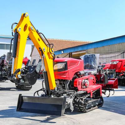 China Nieuwe aankomst 25HP 35HP 50HP 60HP Crawler Tractor Mini Tractor Voor de landbouw Met de beste prijs Te koop