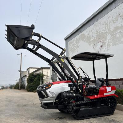 China Paddy Field Gummibahn Garten Traktor Ratator Rotary Crawler Züchter zu verkaufen