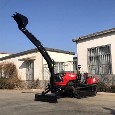 China Mini Utility Tiller 50 HP Rotary Mini Crawler Tractor Equipamento agrícola à venda