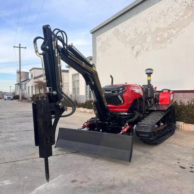 China Mini-trator Crawler 50 HP cultivador rotativo Bulldozer Máquinas agrícolas à venda