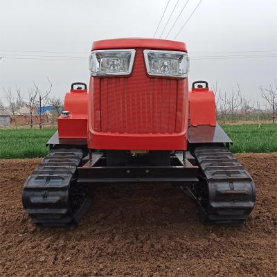 China Landwirtschaft 80 PS Crawler-Traktor vollautomatischer Mini-Kultivator Bulldozer zu verkaufen