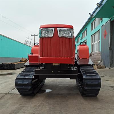 China 80 PS Züchter Bulldozer vollautomatischer Drehschrauber kleiner Crawler-Traktor zu verkaufen