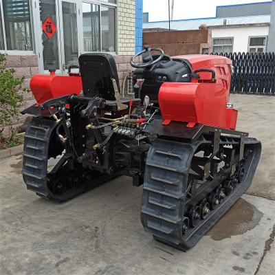 China HYCT-80Hp Micro Cultivator Bulldozer Fully Automatic Multifunctional Crawler Tractor for sale