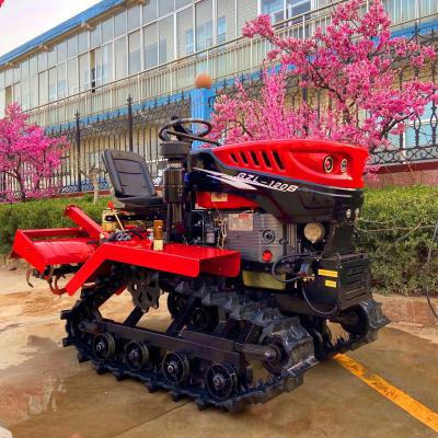 China 25HP 35HP Mini Tractor Crawler Máquinas e Equipamentos Agrícolas à venda