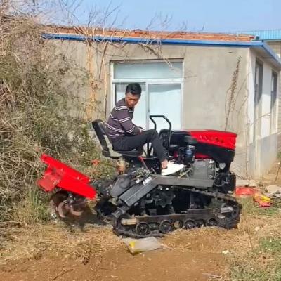 China Trator de 25 cavalos de potência de jardim Mini Equipamento agrícola Trator de rastreamento à venda