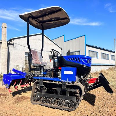 China Zuverlässiger 35 PS Traktor Crawler Tiller Rotary Crawler Kultiverator Traktor zu verkaufen