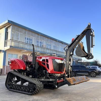 China Mini tractor de granja multipropósito de 120 CV Tractor de rastreo agrícola en venta