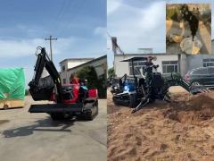 50Hp crawler tractor with excavator