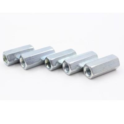 China Galvanized Stainless Steel Hex Socket Head Sleeve Nut Long Hex Coupling Nuts for sale