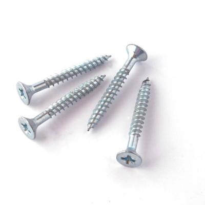 China Chinese Carbon Steel Manufatureer, Galvanized Phillips Flat Head Screw, Supply DIN, BS, ISO Standard for sale