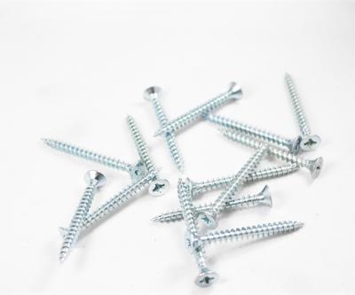 China CSK Countersunk Self Flat Drilling Screws Shinning Galvanized Finish For Table And Chair for sale