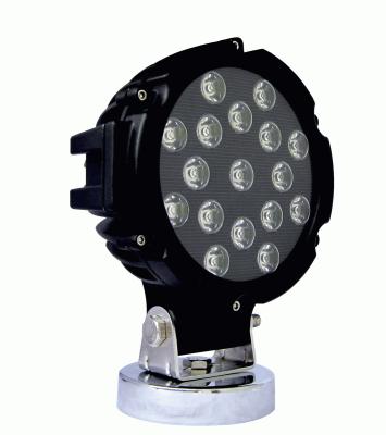 China 3910lm Super Bright Round LED Headlights17pcs 3watt Led Work Light for sale