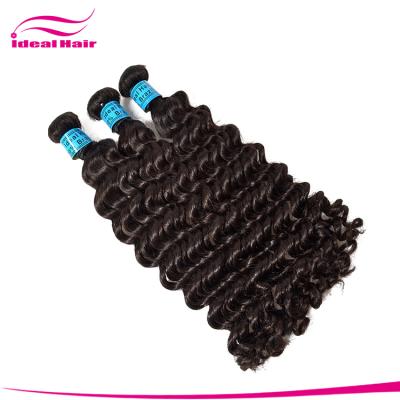 China Ideal Deep Wave Hair 1B Blue Arts Deep Wave 100% Natural Brazilian Virgin Hair, vietglobal hair, ibeauty hair ruimei hair satai hair for sale