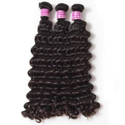 China Factory price inexpensive deep wave isshow virgin remy hair,cheap natural wave brazilian hair weave bundles price,italian curly hair for sale