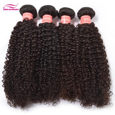 China Cheap Curly Curly Cuticle Aligned Gray Curly Curly Bundles , Hair Extensions With Ombre for sale