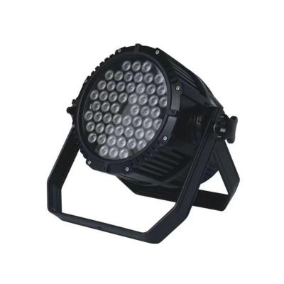 China Outdoor Waterproof IP65 Indoor Stage Light 54pcs 3W LED Par Lights Flat DMX RGBW DJ Stage Par Light for sale