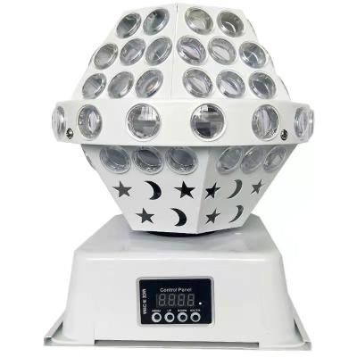 China Indoor 4 Colorful Patterns Led Ball Light Star and Crescent Led Magic Ball Light KTV Bar Concert Decorations for sale