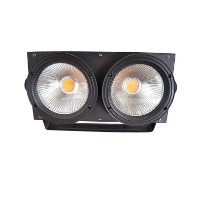 China Indoor For Stage Event DMX Control 2 Eyes Led Attendance Blinder 2x100w RGB Color IP65 Stage Blinder Light for sale