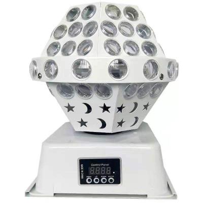 China Indoor Stage Lighting 4 Colorful Patterns Led Ball Light Star and Crescent Led Magic Ball Light KTV Bar for sale