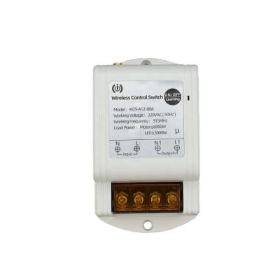 China KGS-A12-380V High Voltage Wireless Switch 380V Relay Button 110*22*16mm for sale