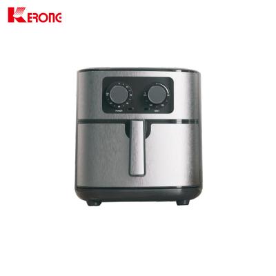 China KRON Wholesale New Modern Design Silver Color Oilless fryer Merchanic Control 8L Air Fryer for sale