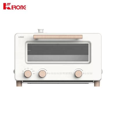 China Kerong 10 Liter White Mini Steam Bread Combi Oven for Home with Steam Function for sale