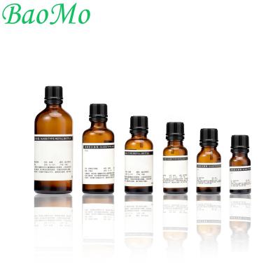 China New and luxury 5 10 15 20 30ml 50ml 100ml euro dropper essential oil amber bottle with tamper-proof cap dropper insert and orifice reducer for sale