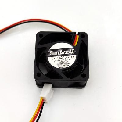 China Factory DC24V 0.18A 4028 Double Ball High Air Volume Fan 109P0424J3073 109P0424G3013 109P0424E303 for sale