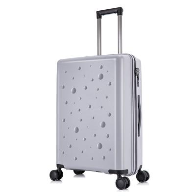 China National Custom Logo Unisex Travel Luggage Spinner Rolls ABS PC Rolling Luggage for sale