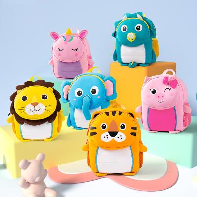 China Ultra Light 3D Cartoon Animal School Bags Boys Girls Backpack Student Backpack School Backpack for sale