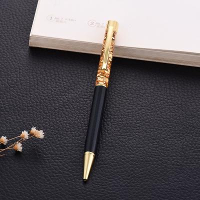 China Office School Ballpoint Pen Personalized Luxury Metal Ballpoint Pen Fashion Logo Metal Promotional Glitter Rollerball Pen Gift for sale